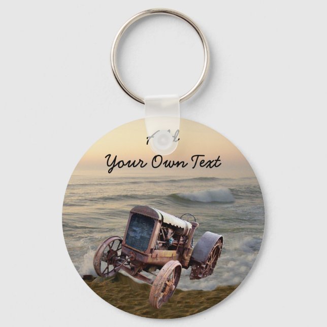 GAMLA TRAKTORER I SURFA - KEYCHAIN NYCKELRING (Framsida)