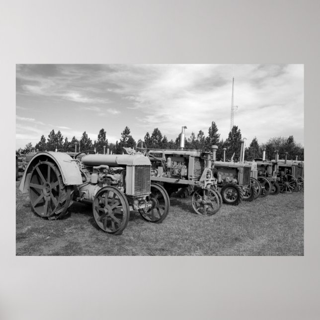 Gamla traktorer poster (Framsidan)