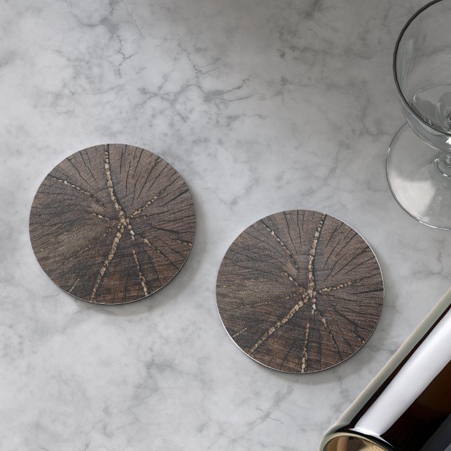 Gamla träsegmentet Träd Underlägg (Skapare uppladdad)