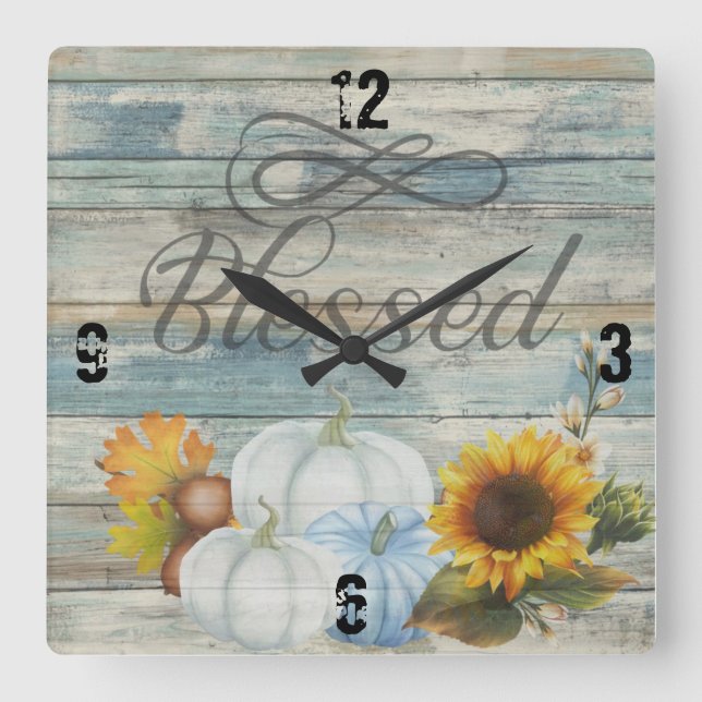 Gamla träutsepumpor fyrkantig klocka (Framsida)