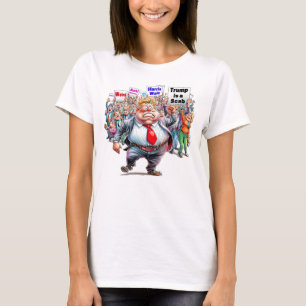 Gamla trumpen är en Konstig mot Woman Scab Felon T Shirt