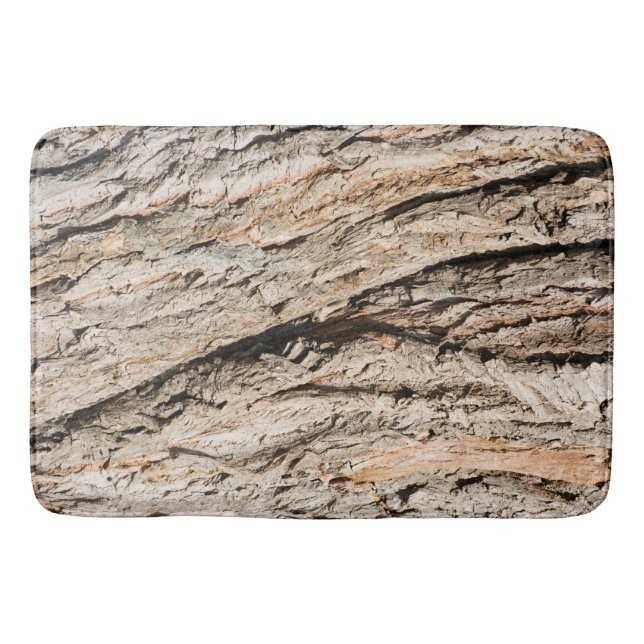 Gamla trunk mönster badrumsmatta (Framsidan)