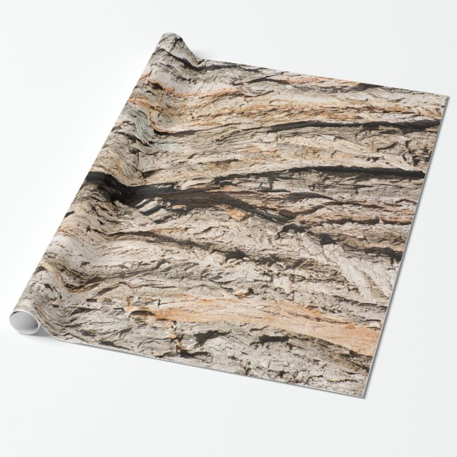 Gamla trunk mönster presentpapper (Utrullad)