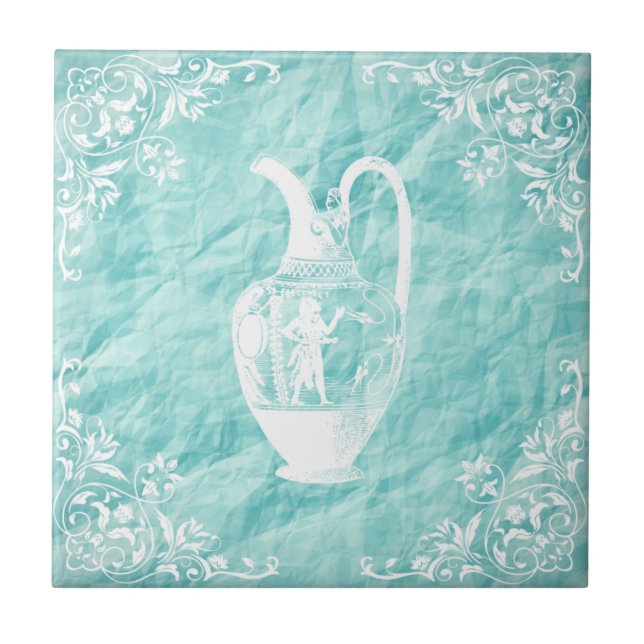 Gamla Turcos Burk Kakelplatta (Framsidan)