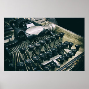 GAMLA TYPEWRITER POSTER