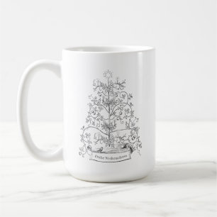 Gamla tyska världsjulen kaffemugg