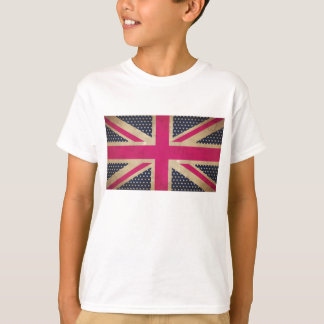 Gamla unionsJack i Rosa Flagga Kids Tee Shirt