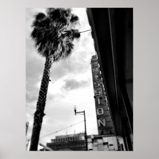 Gamla uppdrag teatern San Francisco Poster