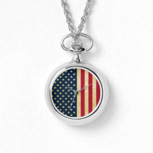 Gamla USA flagga Armbandsur