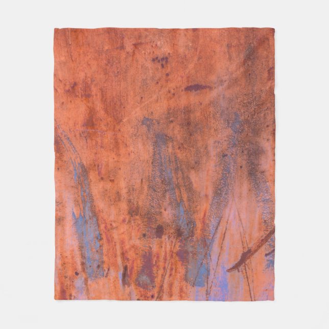 Gamla väderstensformade texturabstrakt, åldras, ål fleecefilt (Framsidan)