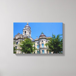 Gamla Vanderburgh County Domstol Canvastryck