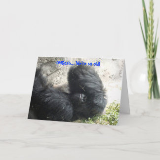 Gamla vänner födelsedag kort