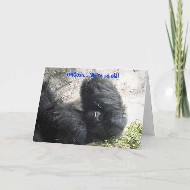 Gamla vänner födelsedag kort (Framsida)