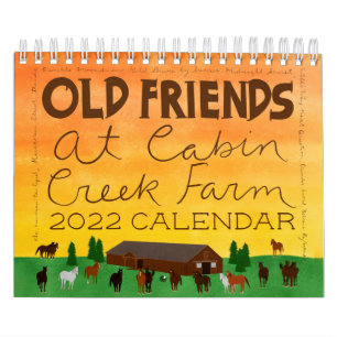 Gamla vänner i Cabin Bäck 2022-kalender Kalender