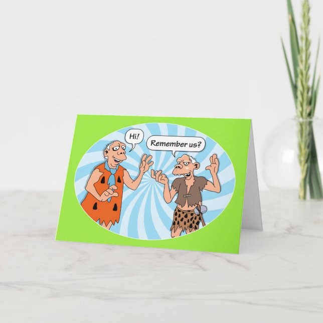 Gamla vänner minns din födelsedag kort (Framsida)