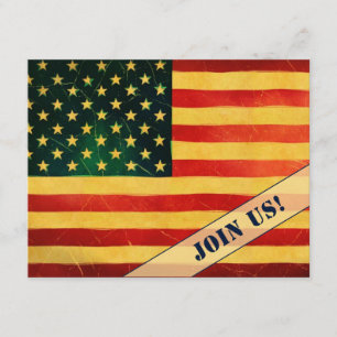 Gamla vännerna American Flagga Reunion-inbjudan Inbjudningar