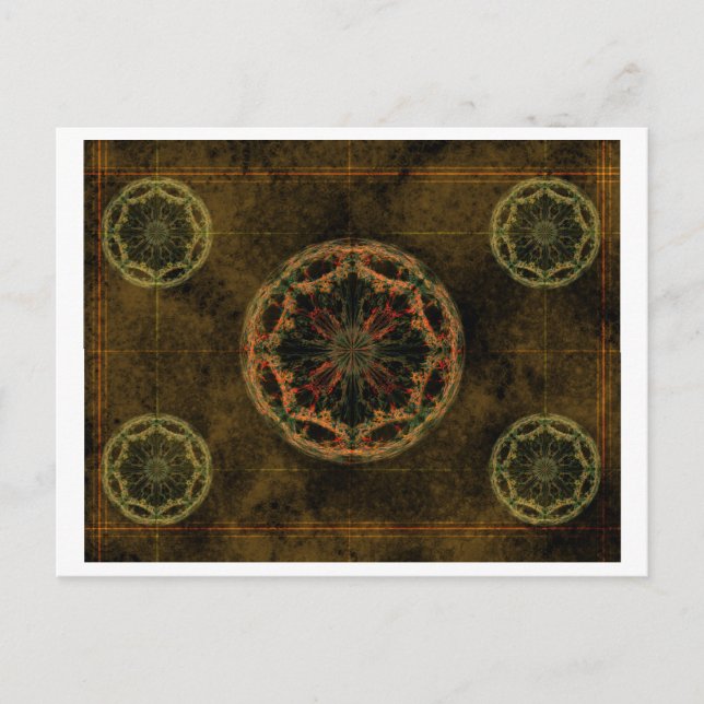 Gamla världen vykort (Framsida)