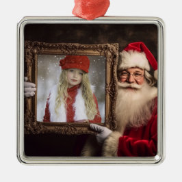 Gamla världshjultomten | Lägg till foto | Luxjul Julgransprydnad Metall