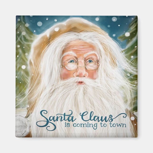 Gamla världshjultomten magnet (Framsidan)