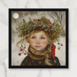 Gamla världsvaktbarn gåvor etiketter