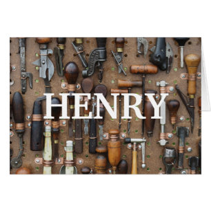 Gamla Verktyg - Grattis på födelsedagen, du gamla  Hälsningskort