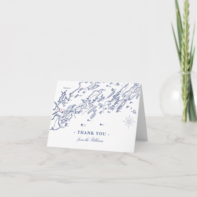 GAMLA VERSION Portland Maine - tackkort (Framsida)