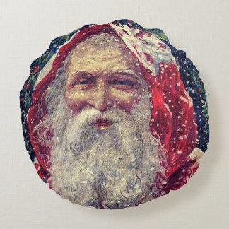Gamla Victorian Saint Nicholas Rund Kudde
