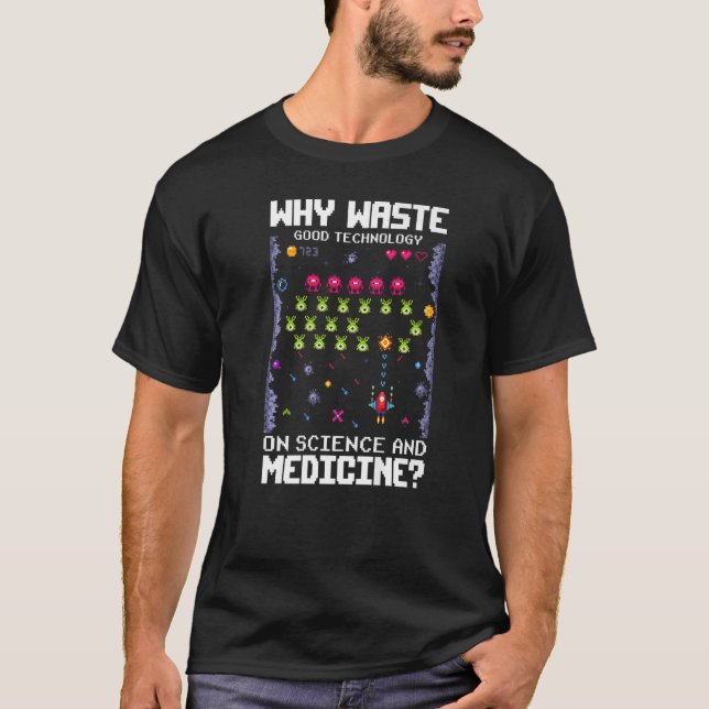 Gamla videospel, citat klassiska videospel 1 t shirt (Framsida)