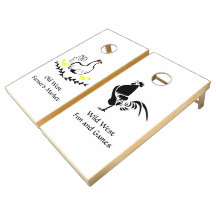 Gamla Vilda western Hen- och Tupp-set