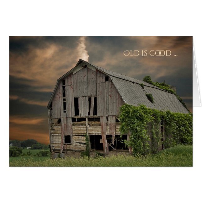 Gamla viltfångare hälsningskort (Framsidan Horizontal)