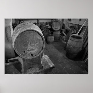 Gamla vin-fat poster