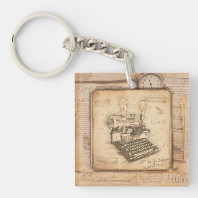 Gamla Vintagens skrivmaskin. Frågeställare/skrivpr (Framsidan)