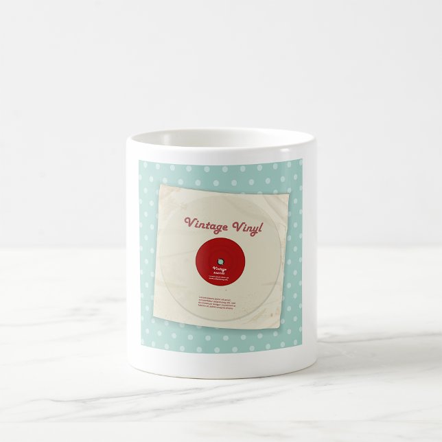 Gamla vinylposten Mugg (Skapare uppladdad)