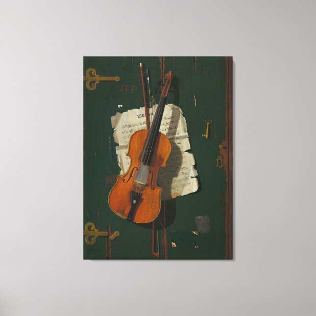 Gamla Violin Canvastryck (Framsida)