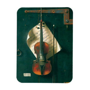 Gamla Violin Fortfarande livet av William Michael Magnet
