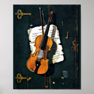 Gamla Violin - John Peto Poster
