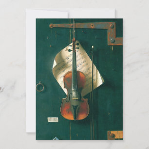 Gamla Violin still Life av William Michael Harnett