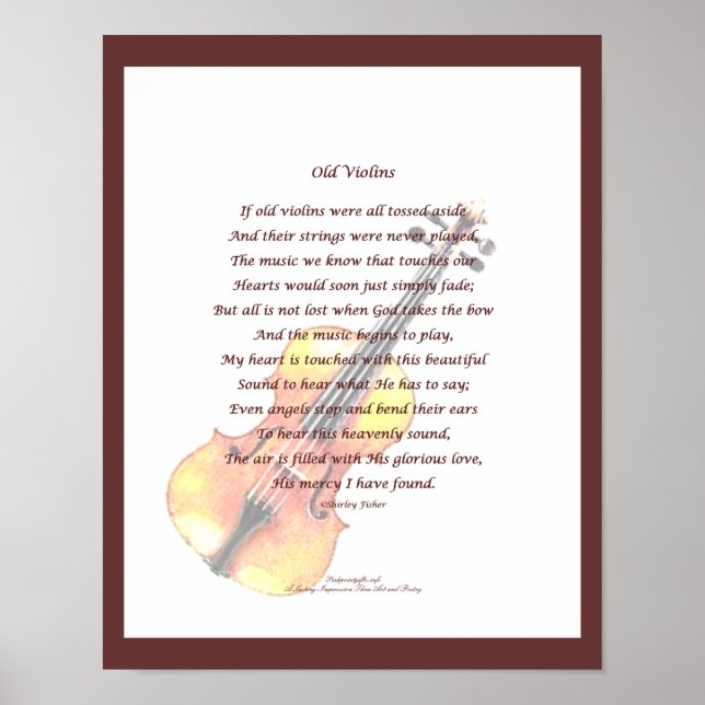Gamla Violins Poster (Framsidan)