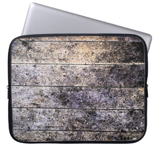 Gamla vita bakgrunder av trä struktur. Färg fläckd Laptop Fodral
