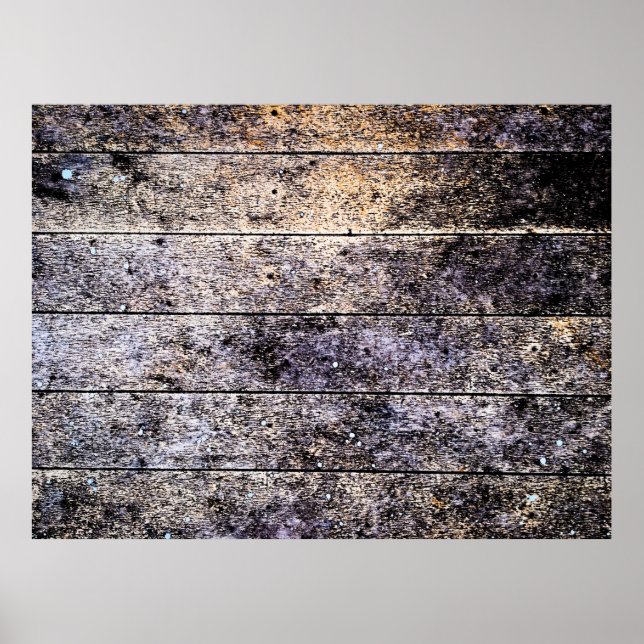 Gamla vita bakgrunder av trä struktur. Färg fläckd Poster (Framsidan)