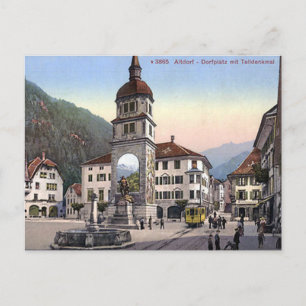 Gamla vykort - Altdorf, Uri. Schweiz