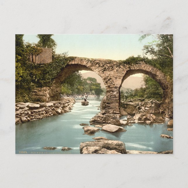 Gamla Weir Bridge, Killarney, County Kerry Vykort (Framsida)