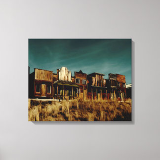 Gamla Westerna värdstaden. Canvastryck