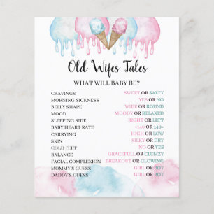 Gamla Wifes Tales glass glass party-spel pappra La