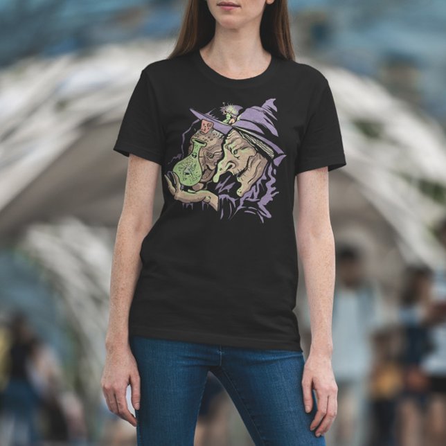Gamla Witches Magic Potion T Shirt (Skapare uppladdad)