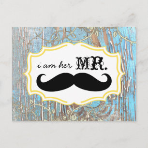 Gamla Wood Land Chic Swirly Vine... Jag är hennes  Vykort