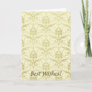 Gamla World Damask Pattern Kort
