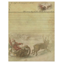 Gamla World Santa Letterhead - Brev från Santa San