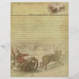 Gamla World Santa Letterhead - Brev från Santa San