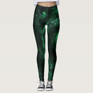GamlaOnes Fractal Art Design Leggings